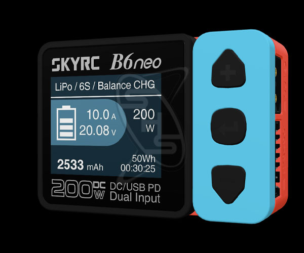SKYRC B6 Neo DC/PD Multi-Function Smart Charger (Crimson Sky)