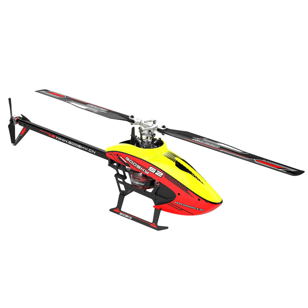 GOOSKY S2 Standard BNF Helicopter (Red,Yellow)