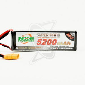 NXE 4-Cells 5200mAh 40C LiPo-XT90